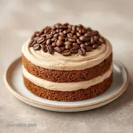 Adult Coffee Birthday Cake for 12