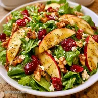 Apple Cranberry Salad with Poppyseed Dressing