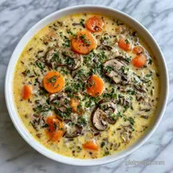 Autumn Wild Rice Soup for 8 Servings