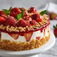 The Best Strawberry Crunch Cake Recipe: Crispy Baked