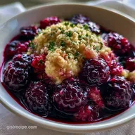 Black Raspberry Crisp in 40 Minutes