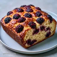 Black Raspberry Loaf Cake
