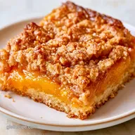 Brown Sugar Peach Pie Bars in 55 Minutes