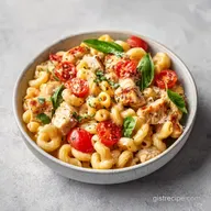 Creamy Bruschetta Chicken Pasta for 4