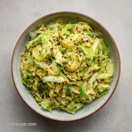 Cabbage Poriyal with Coconut