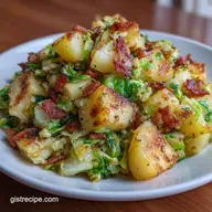 Cabbage Potato Hash with Thick-Cut Bacon