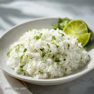 Cilantro Lime Rice for 6 Servings in 25 Min