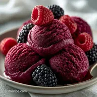 Creamy Black Raspberry Gelato in 20 Min