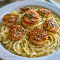 Scallop Parmesan Linguine in 20 Minutes