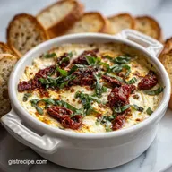 Easy Baked Goat Cheese Dip with SunDried Tomatoes