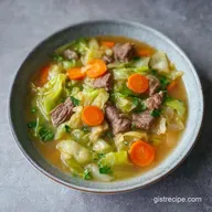 Easy Cabbage Soup with Ground Beef