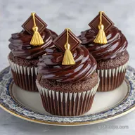 Easy Graduation Cap Cupcakes for 24