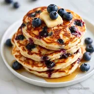 Fluffy Blueberry Pancakes in 15 Minutes