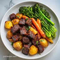 Sheet Pan Garlic Butter Steak Veggies: Tender and Savory