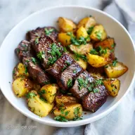 Garlic Herb Steak and Potato: 35 Minutes