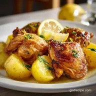 Greek Lemon Chicken with Potatoes