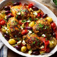 Greek Sheet Pan Chicken Dinner