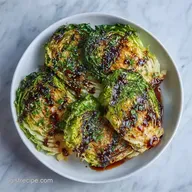 Grilled Cabbage Steaks with Balsamic