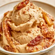 Apple Ice Cream with Caramelized Apples