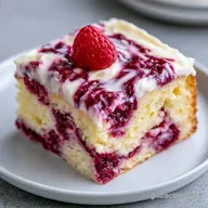 Lemon Black Raspberry Cake for 12 Slices