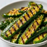 Lemon Pepper Grilled Zucchini in 13 Mins