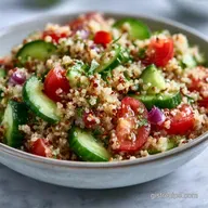 Mediterranean Quinoa Bowl for 4 Servings