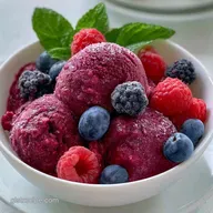 Creamy Black Raspberry Ice Cream