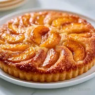 Peach Pie with Canned Peaches (8 Slices)