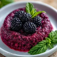Quick Black Raspberry Mug Cake in 4 Min