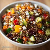 Quinoa Salad With Lemon Dressing: Zesty