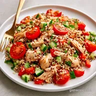 Rotisserie Chicken Quinoa Salad for 4