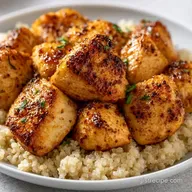 Simple Cooked Quinoa Bowl with Chicken