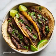 Skirt Steak Tacos with Cilantro and Lime for 12 Servings