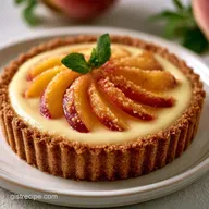 Peach Custard Pie for 8 Servings