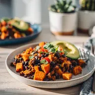 Sweet Potato & Black Bean Power Hash