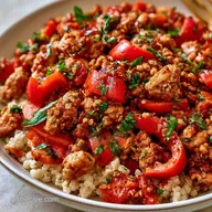 One-Pan Turkey Quinoa Bowl