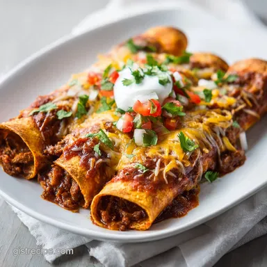 5 Ingredient Beef Enchilada Recipe with Shredded Cheese in 30 Mins