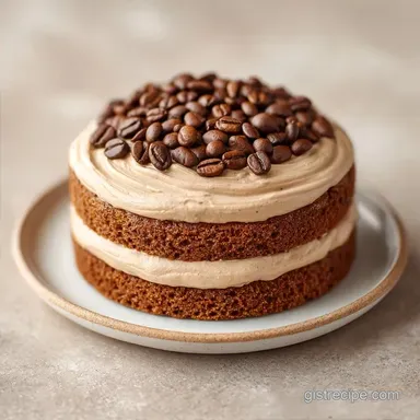 Adult Coffee Birthday Cake for 12