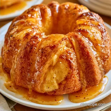 Apple Bundt Cake with Sour Cream