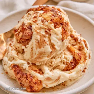 Apple Crisp Ice Cream with Granny Smith Recipe Card