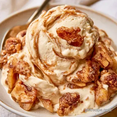 Apple Crisp Ice Cream with Granny Smith