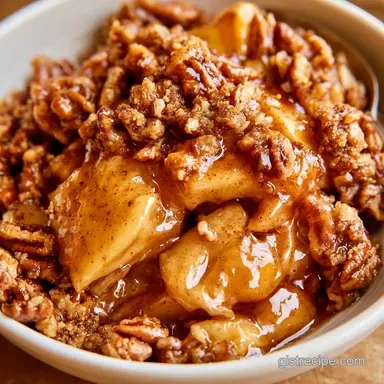 Apple Pecan Cobbler in 70 Minutes Recipe Card