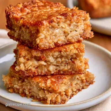 Applesauce Bars with Rolled Oats Recipe Card