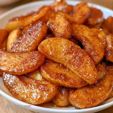 Baked Apple Slices with Cinnamon Recipe Card