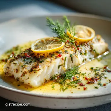 Baked Walleye Pike Recipe with Lemon and Herbs in 22 Min Recipe Card