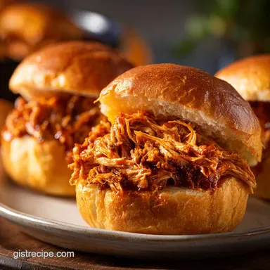 BBQ Chicken Sliders Recipe: Slow-Cooked Recipe Card