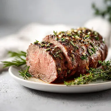 Beef Tenderloin Roast for 8 Servings Recipe Card