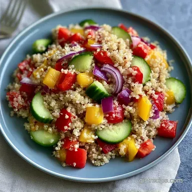Bell Pepper Quinoa Salad for 4 Servings