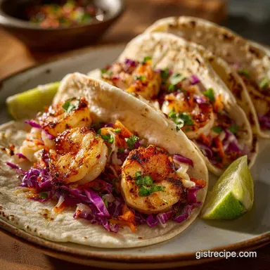 Best Shrimp Tacos Recipe with Smoky Sear in 20 Minutes Recipe Card