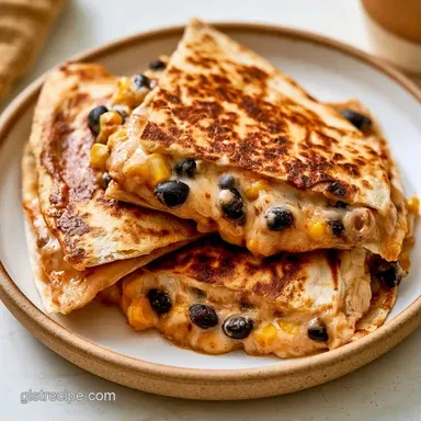 Black Bean Quesadillas in 15 Minutes Recipe Card